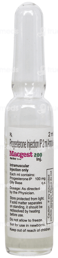 Macgest 200 Injection 2Ml Macgest 200 Injection 2Ml